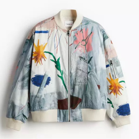 Hm Basquiat loose fit bomber jacket med - Picture 5 of 10